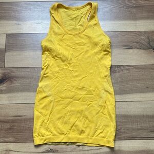 Sweaty Betty Yellow Racer Back Tank